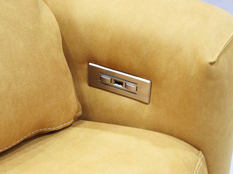 OLGA Recliner Sofa + Chaise - 307cm