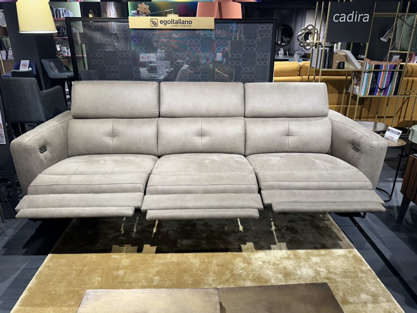 Dante 3 Seater Recliner Sofa Ex-display