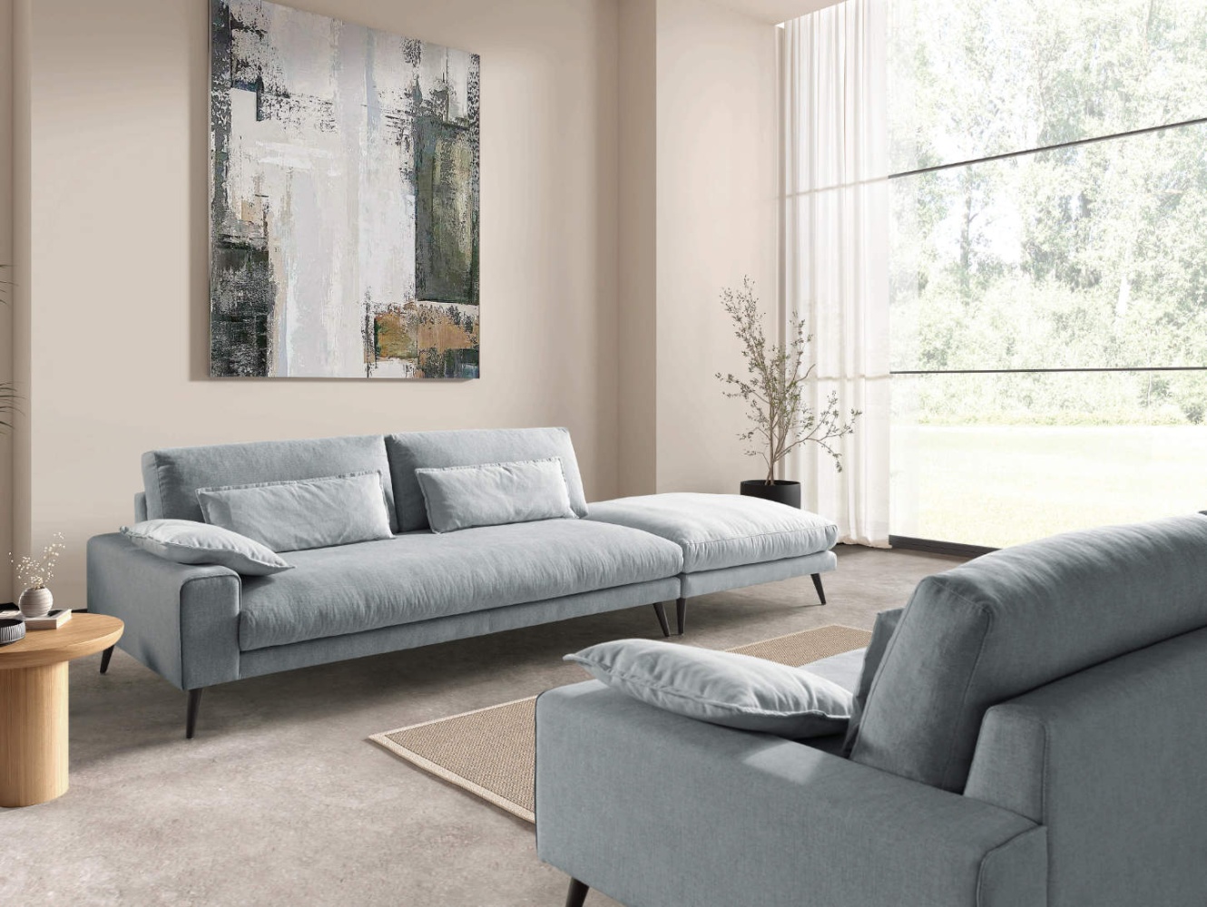 Dallas Open End Sofa