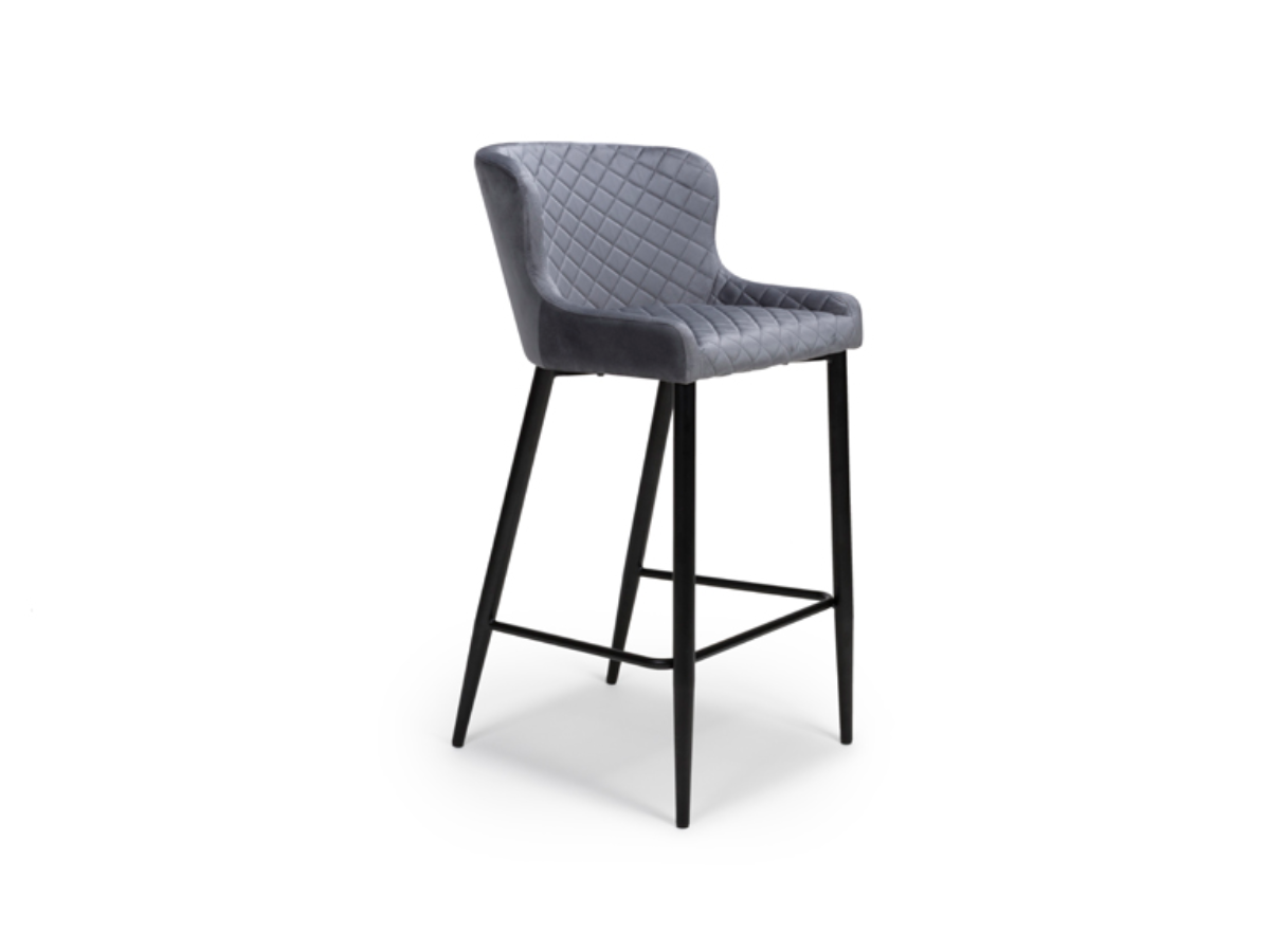 Malcolm Grey Bar Stool | cadira